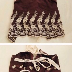 Vintage Tops - Backless blouse w/Tie Vintage Tops - Backless blouse w/Tie